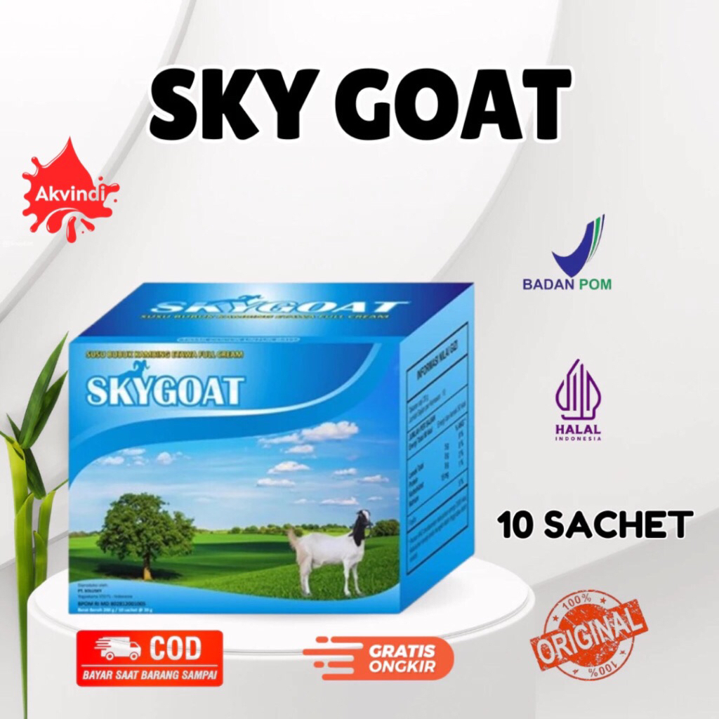 

Skygoat - Susu Kambing Etawa Rasa Original Isi 10 Sachet