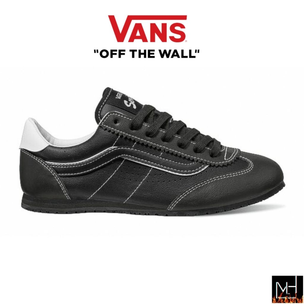 Vans Serio Super Low Pro Leather  Black Original 100%