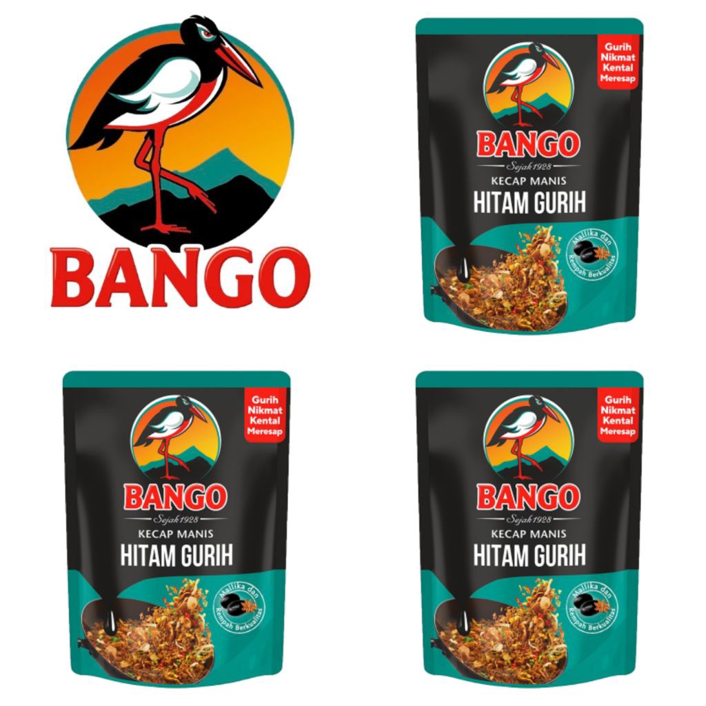 

Bango Kecap Manis Hitam Gurih Isi Ulang 550 Gr