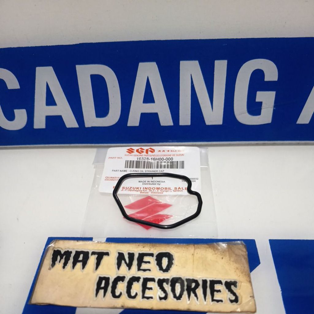 sil o ring baut tap oli suzuki shogun 125 FL axelo original sgp 16528-16H00