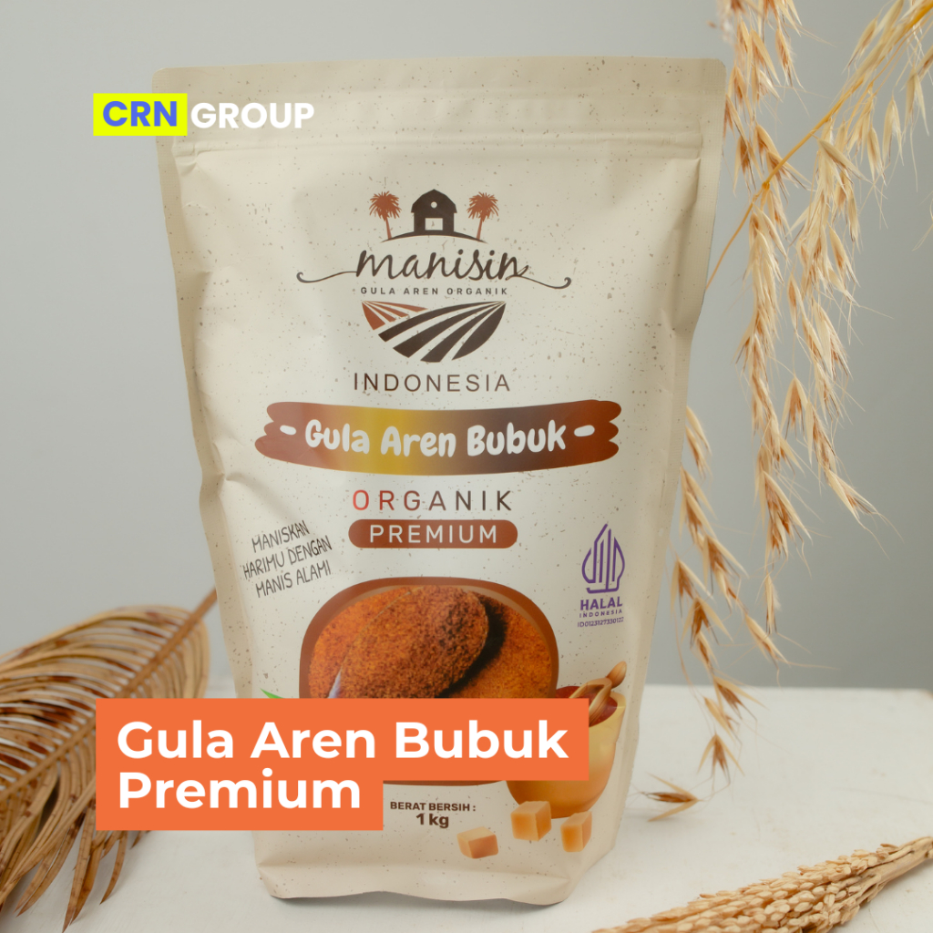 

Manisin Gula Aren Semut, Gula Aren Bubuk Premium Grade A, Kadar Air 1-2 % Kering