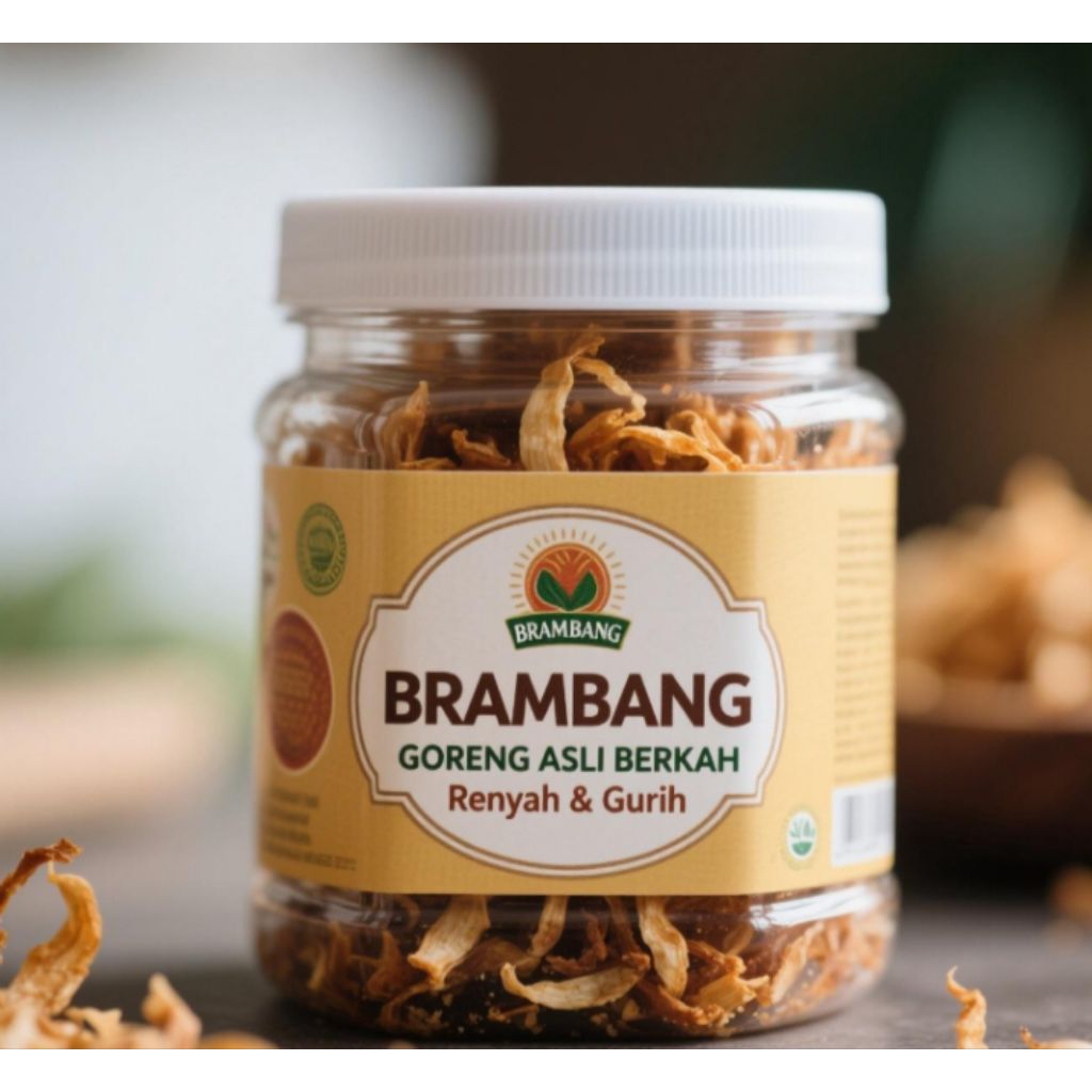 

Bawang Goreng Asli BERKAH GRADE A+ Original Kualitas Premium Kemasan Toples 200ml Homemade