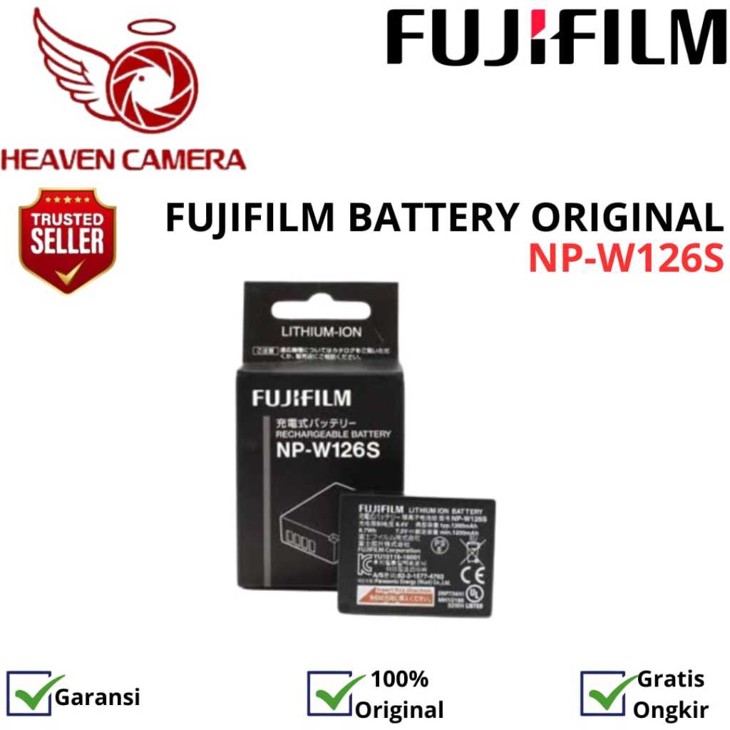 FUJIFILM BATTERY NP-W126s NP W126S ORIGINAL
