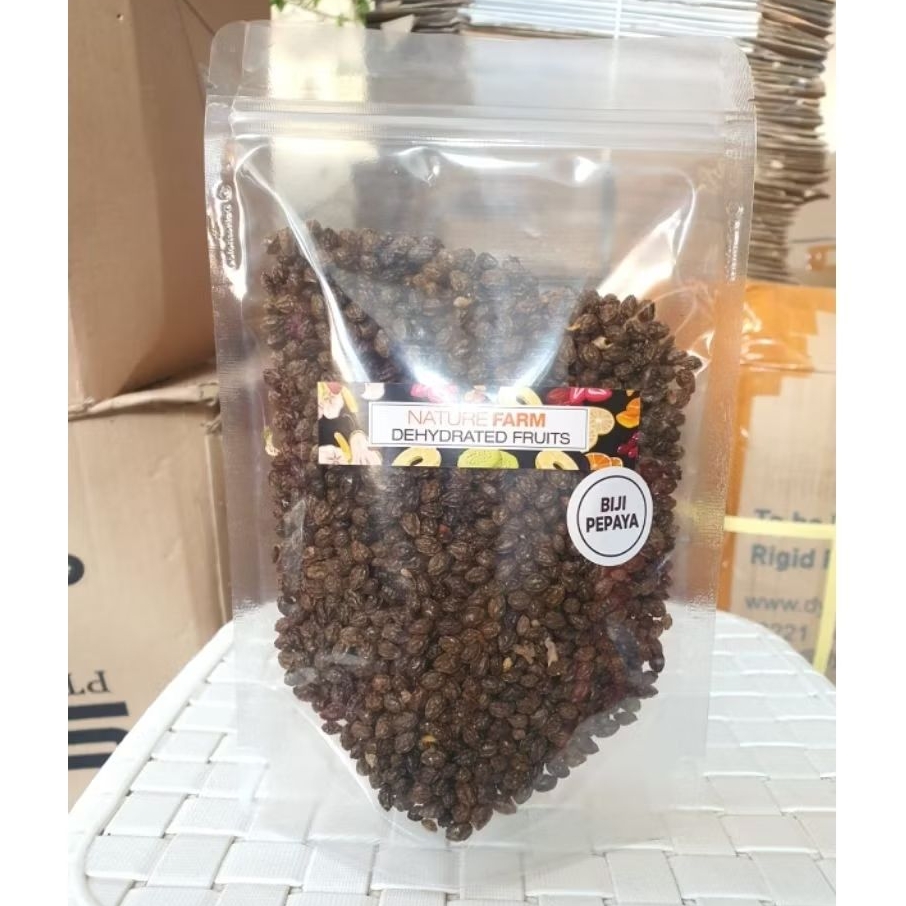 

Nature Farm Biji Pepaya Kates kering / Dried Papaya Seeds 1000gr (1kg)