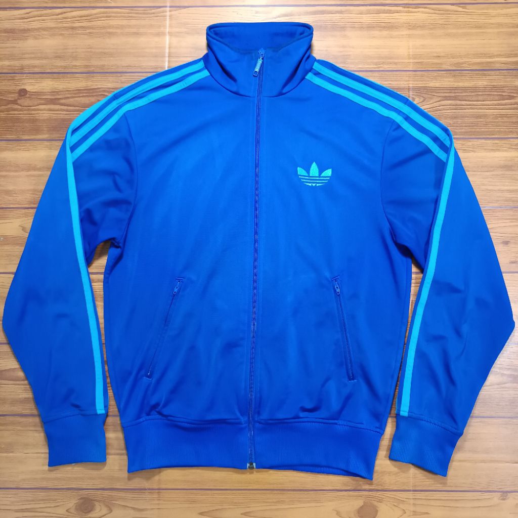 Jaket Tracktop Adidas Firebird Second Original Biru size M