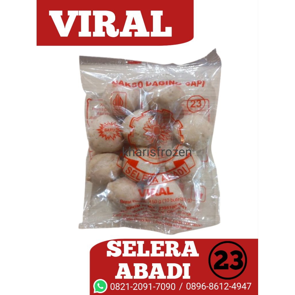 

Baso Viral isi 10 butir 140gr