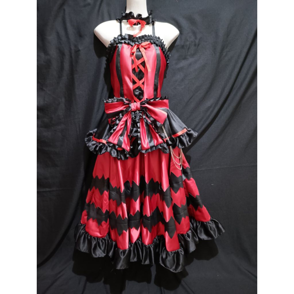 Costume Tokisaki Kurumi Red Merah Date A Live