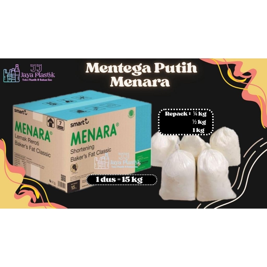 

Mentega Putih Menara Repack 250Gr