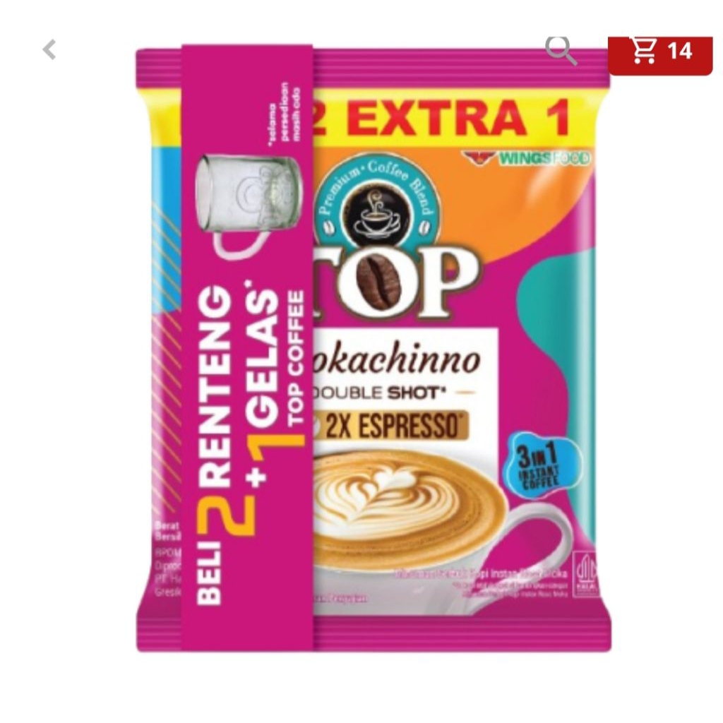 

Top coffe moccacino 15 × 22gr