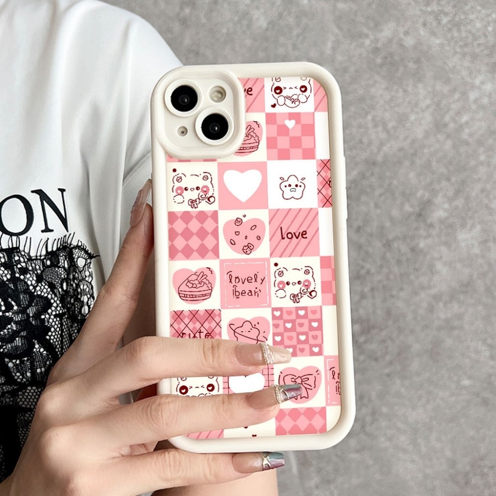 CASE HP ANDROID TYPE REALME CASE LUCU CASE LOVELY BEAR CASE HP SILICONE