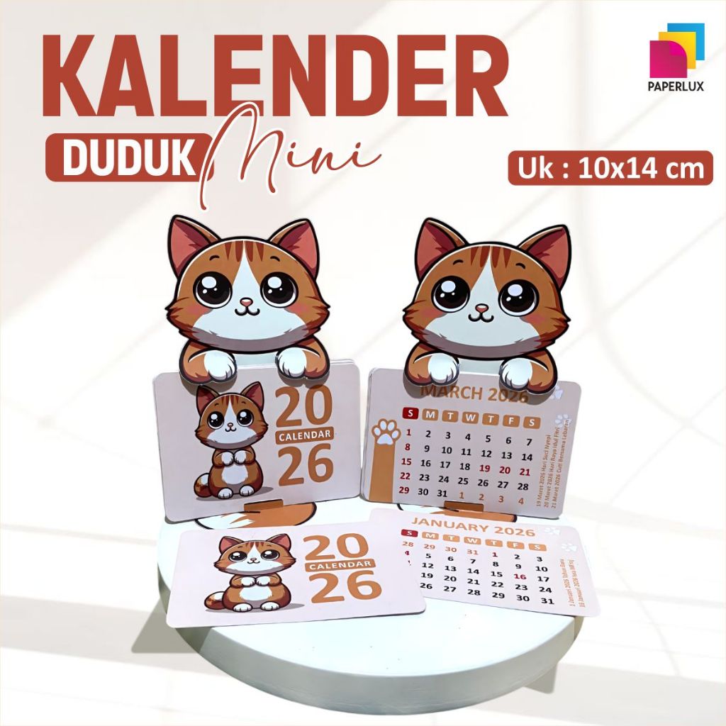 

KALENDER READY STOCK - KALENDER MEJA MINI UNIK - KALENDER DUDUK MURAH