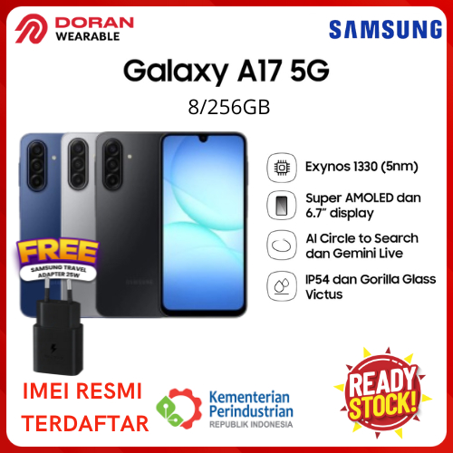 Samsung Galaxy A17 5G 8/256GB Super AMOLED Exynos 1330 - Garansi Resmi