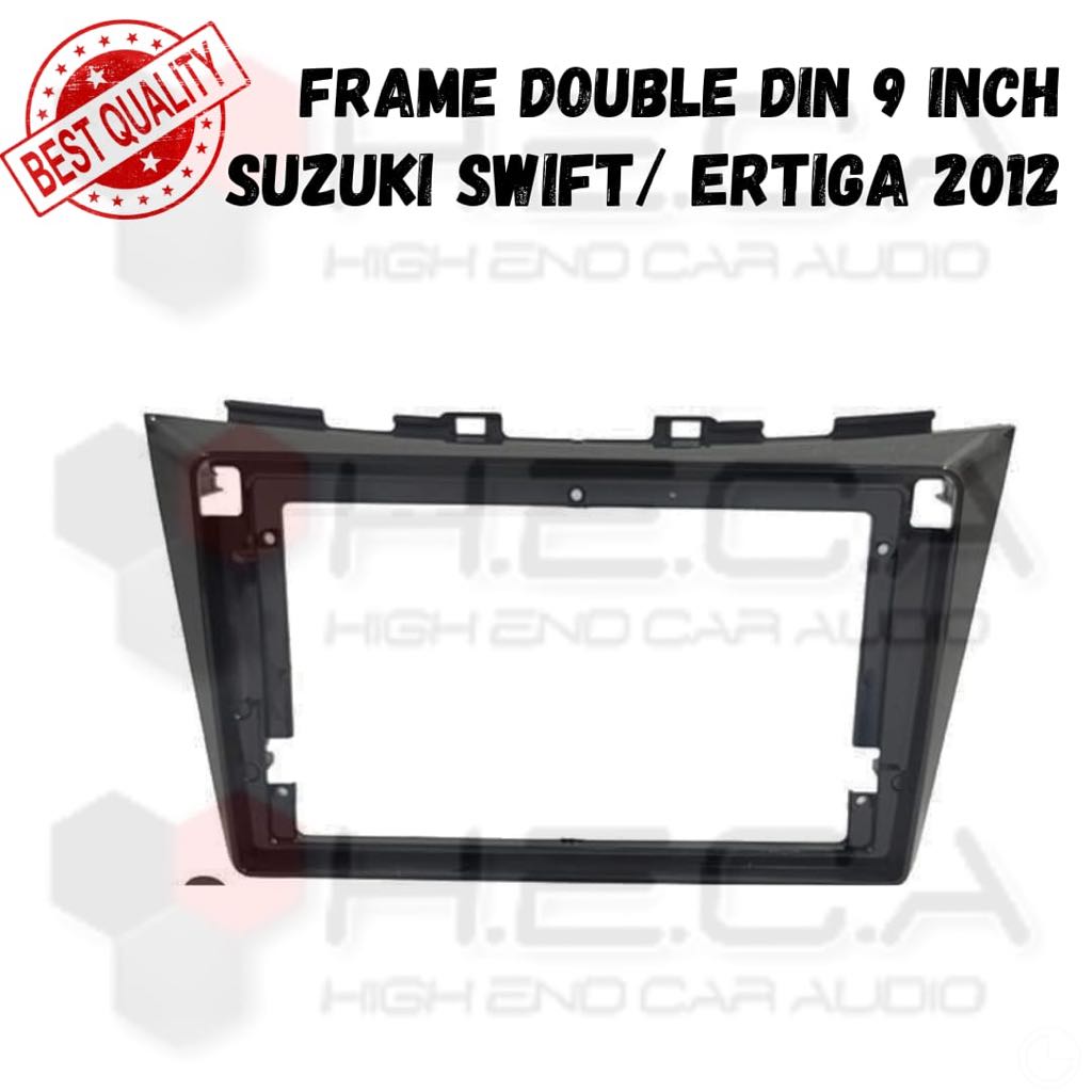Frame 9" inch SUZUKI Swift / Ertiga 2012 Double Din Head Unit Android Tape Mobil