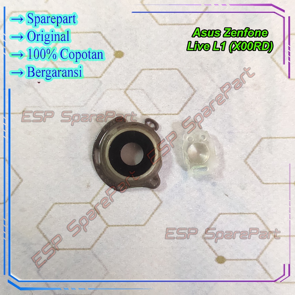 Ring Frame Asus Zenfone Live L1 - X00RD Lensa Kaca Kamera Belakang Copotan
