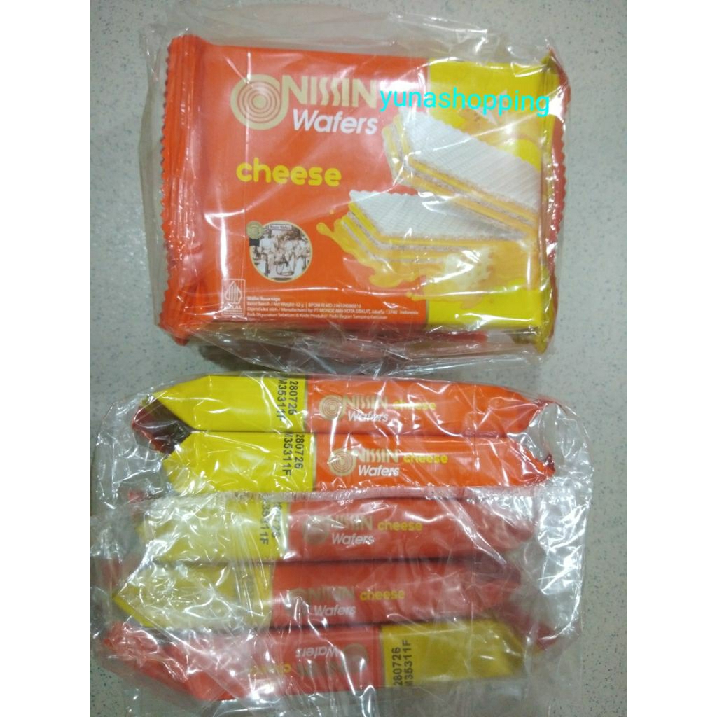 

Nissin wafer cheese 5 pc @42g