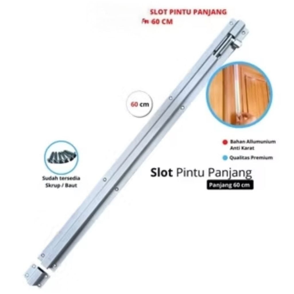 Grendel Pintu / Slot Pintu Panjang MULLER Ukuran 24" inch / 60 cm