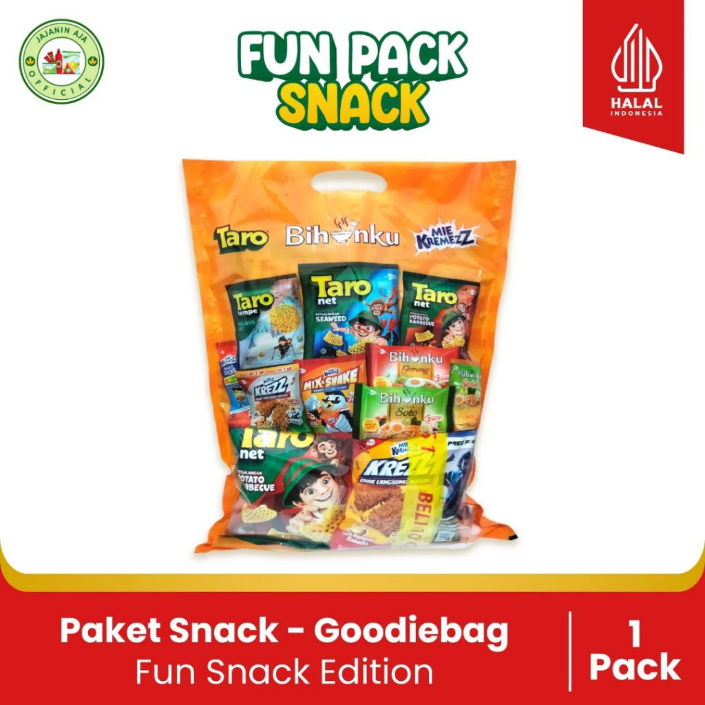 

Goodie Bag Snack Anak - Fun Pack Snack Edition | Paket Hampers Anak (1 Pack)
