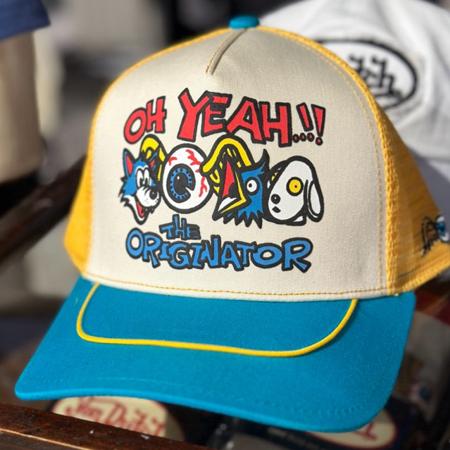 VONDUTCH topi trucker kuning monster NEW ORIGINAL 100%
