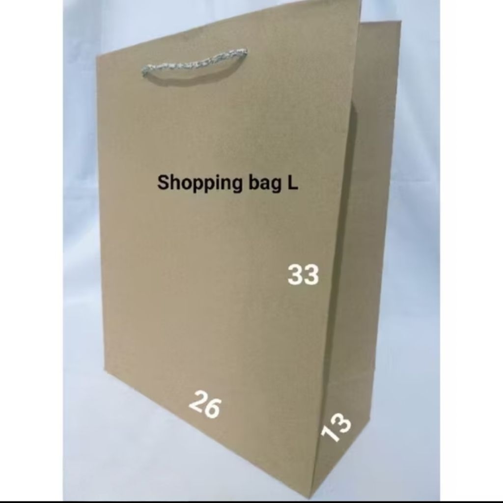 

Paperbag Polos Ukuran 26x33x13