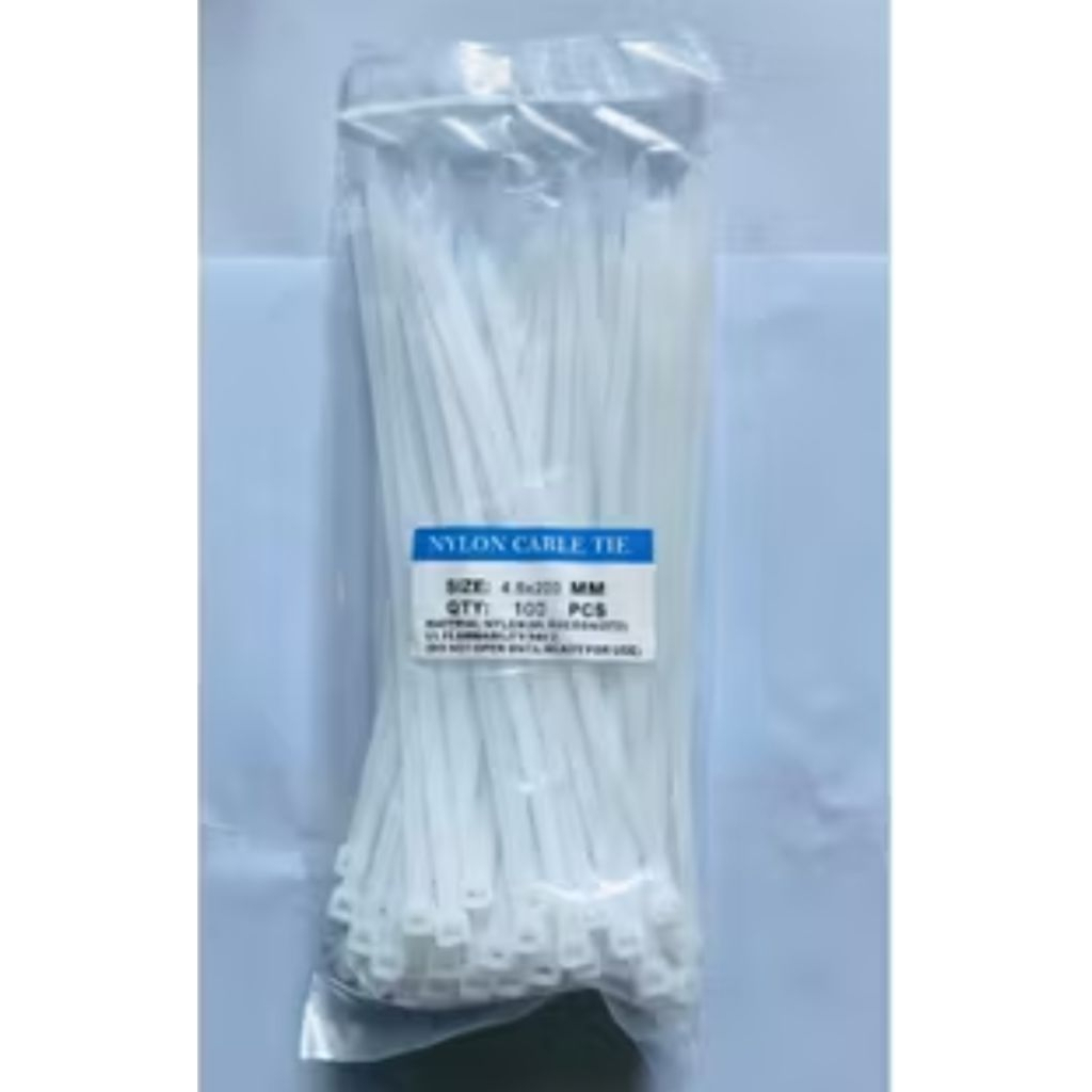 

Kabel ties hitam atau putih 150mm 100 pcs / kabel ties