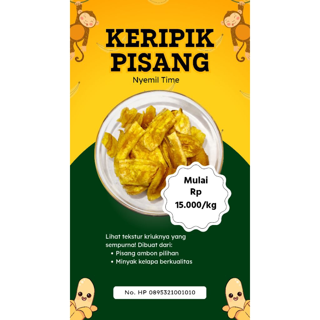 KRIPIK PISANG GURIH