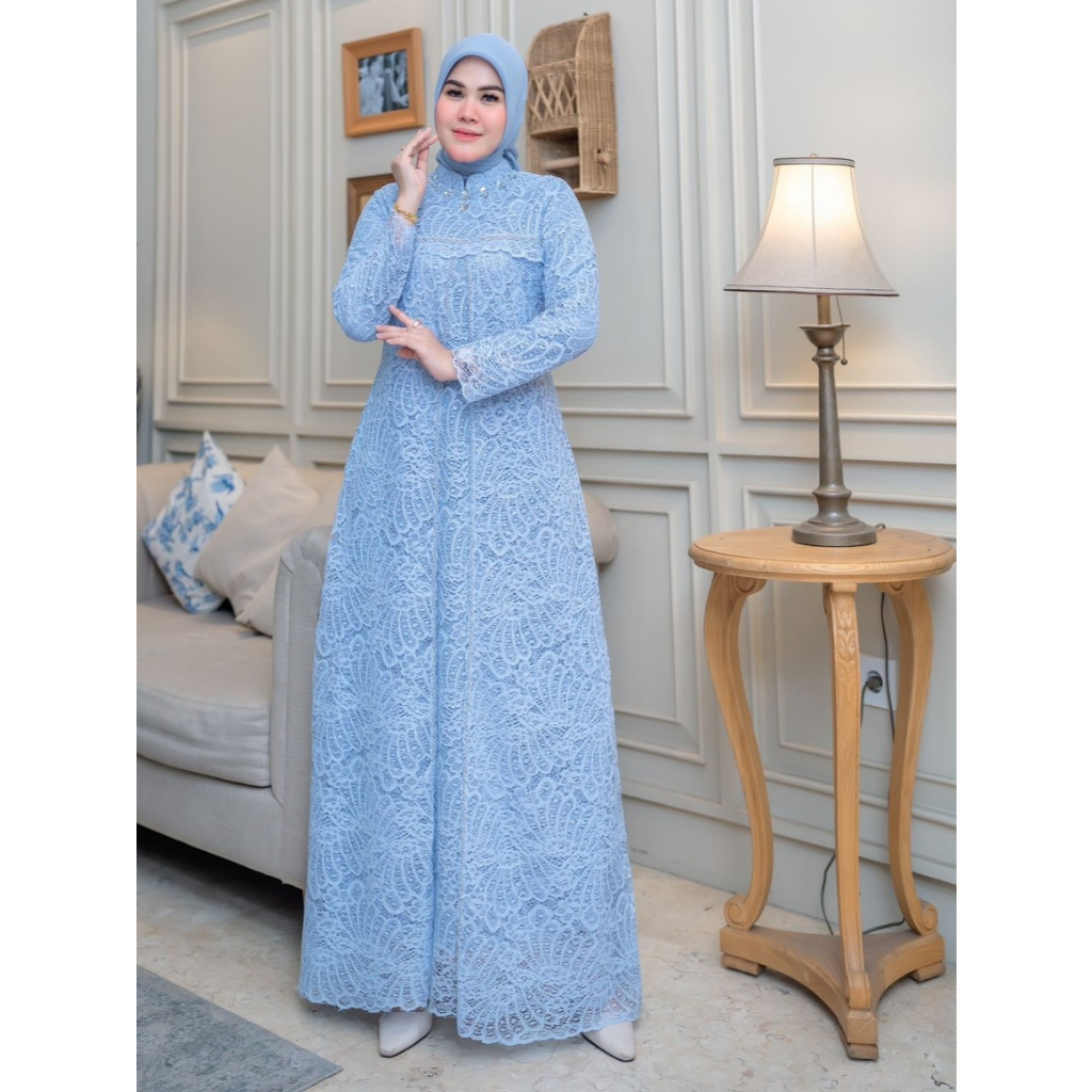 Gamis Brukat /Gamis Kondangan/Gamis Pesta/Gamis Kekinian/Gamis Remaja/premium