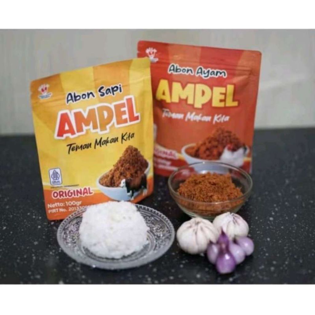 

Abon Ayam / Sapi AMPEL Orignal 100Gram