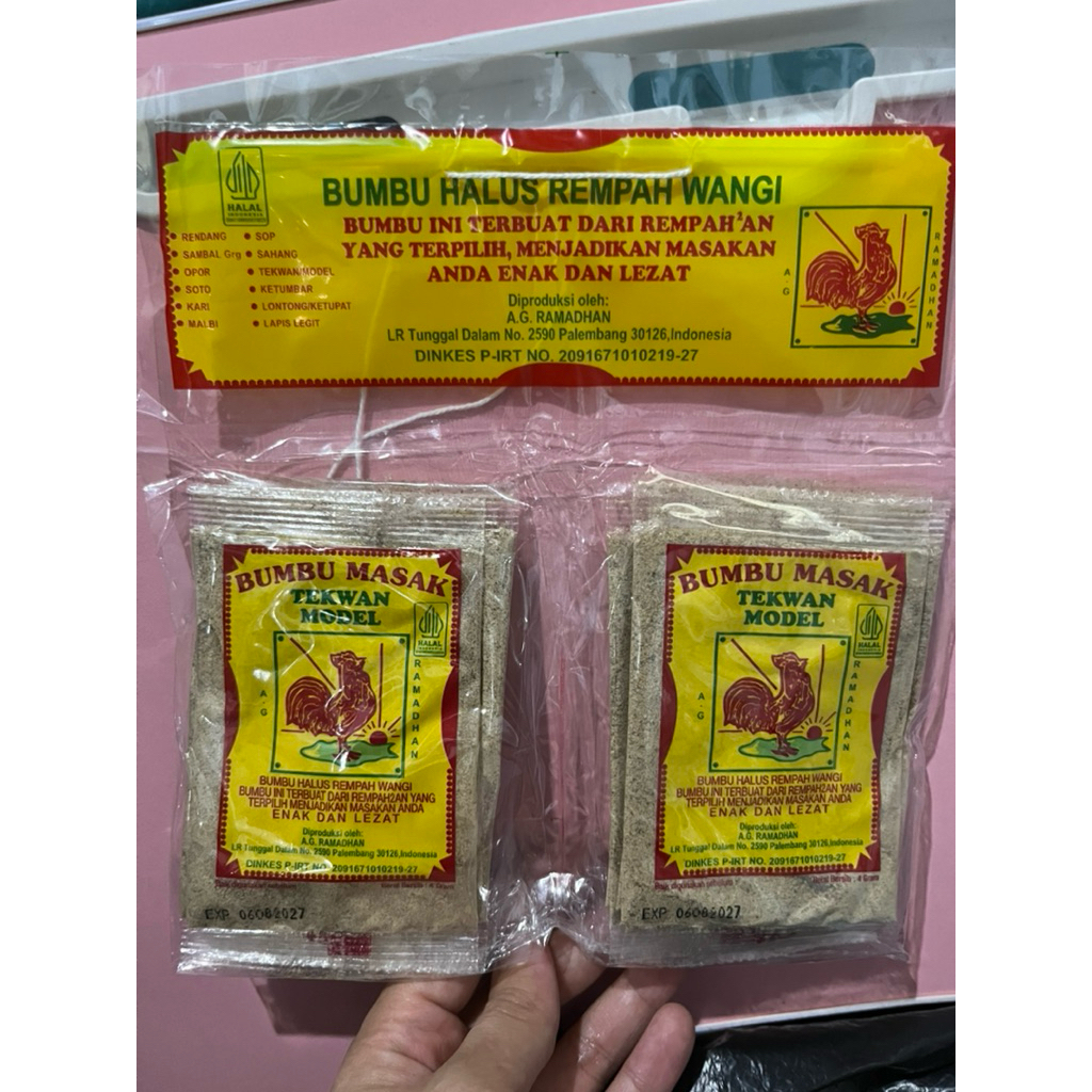 

(Bisa COD) Bumbu Tekwan atau Model Cap Ayam