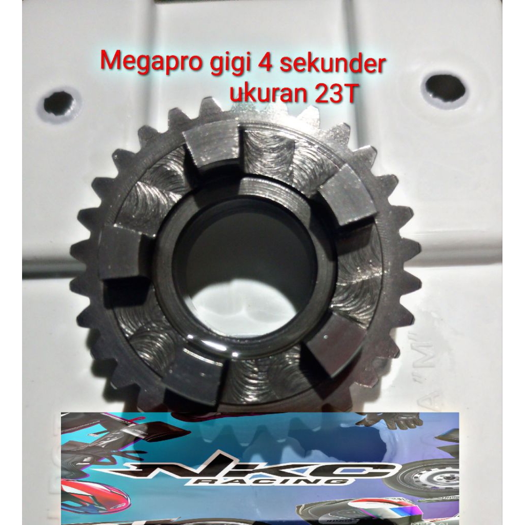 rasio racing Megapro gigi 4 sekunder 23T
