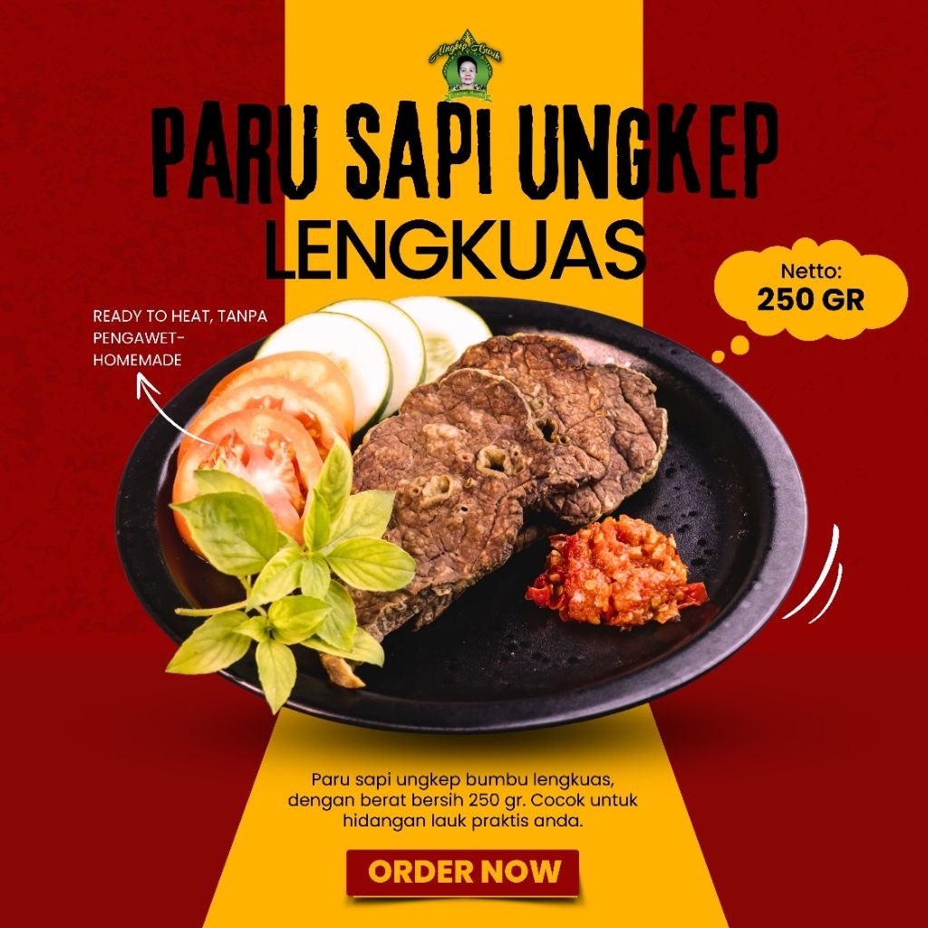 

PARU SAPI Ungkep FROZEN-250gr, KHAS MALANG- SIAP GORENG/HANGATKAN
