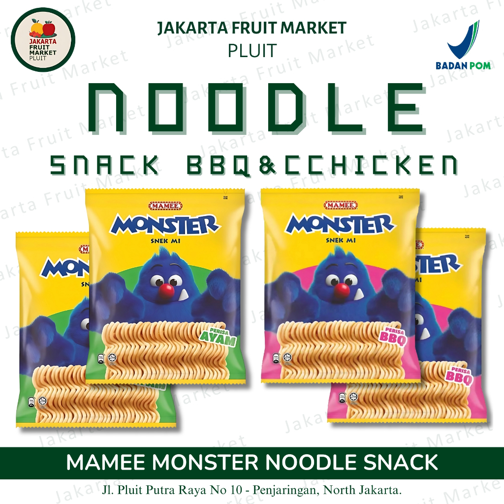 

Snack Mamee Noodle Snack 4's 100g