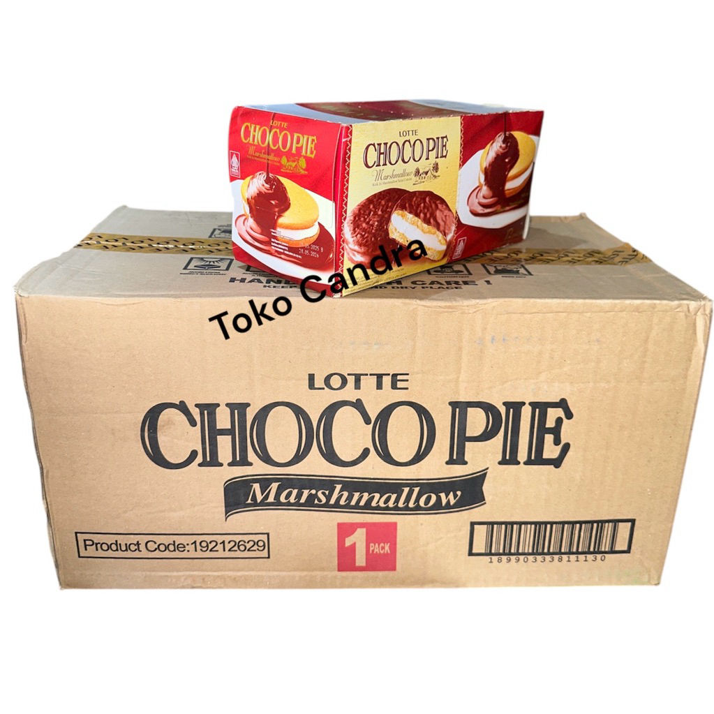 

1 DUS LOTTE CHOCOPIE 96pcs / 26gr / 8box