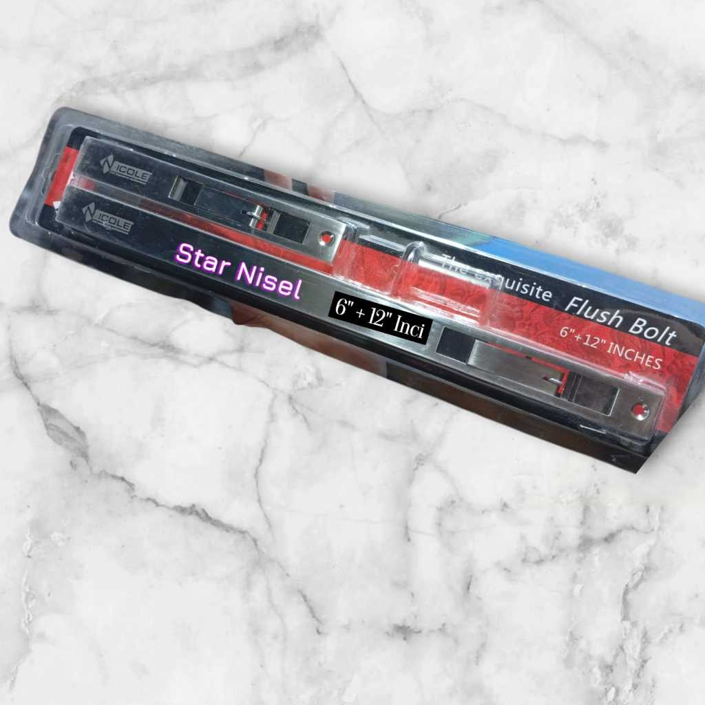 Grendel Tanam Kunci Pintu 6" x 12" NICOLE