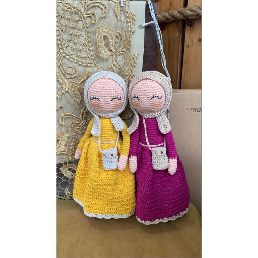 Amigurumi Boneka Rajut - Boneka Hijab