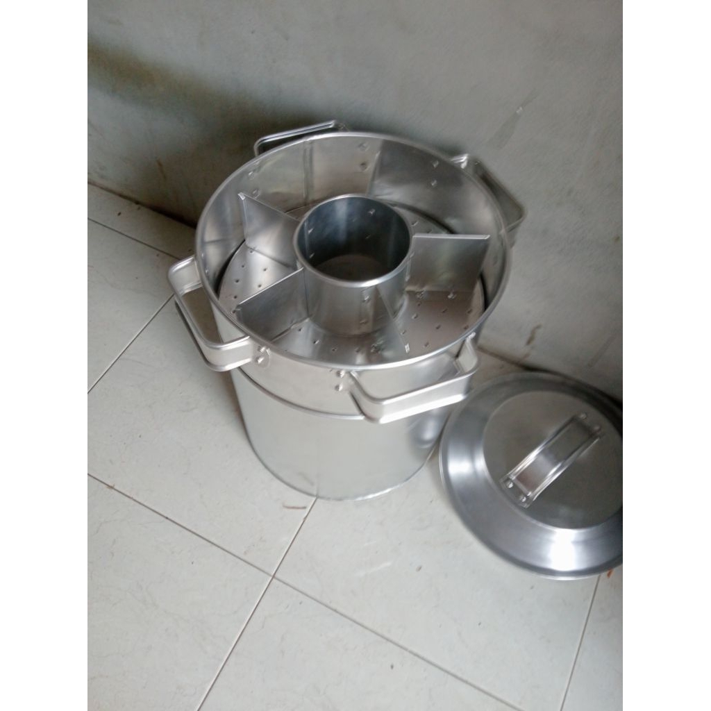 dandang pentol/dandang bakso Malang ukuran diameter 35cm tinggi 40cm alumunium