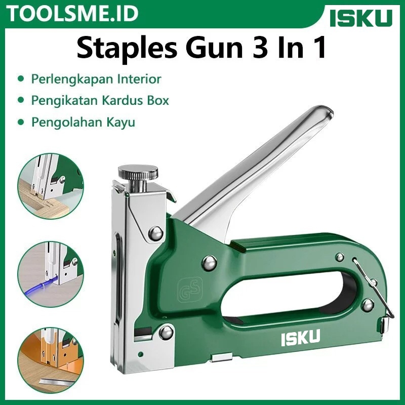 

ISKU STAPLER ISI STAPLES MATA STAPLES STAPLES GUN HEKTER MATA HEKTER MULTIFUNGSI ALAT PERKAKAS