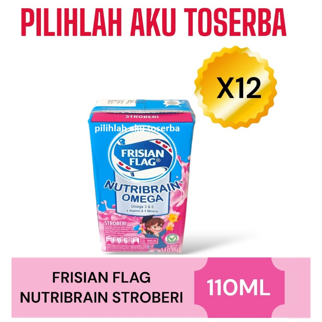 

Susu Frisian Flag NUTRIBRAIN STRAWBERRY 115 ml MENJADI 110 ML - ( HARGA 12 pcs )