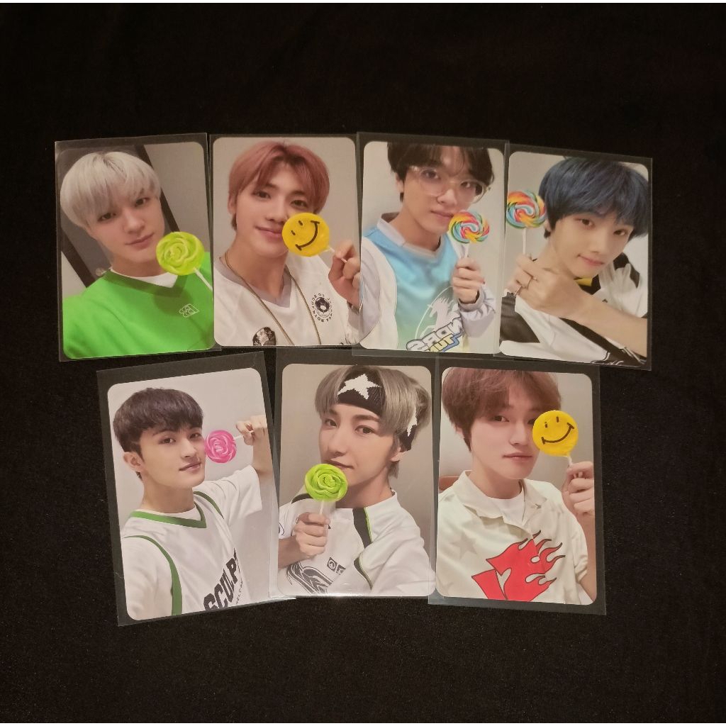 Photocard PC Jeno Jaemin Haechan Renjun Chenle Mark Jisung Nct Dream Dreamland Lolipop