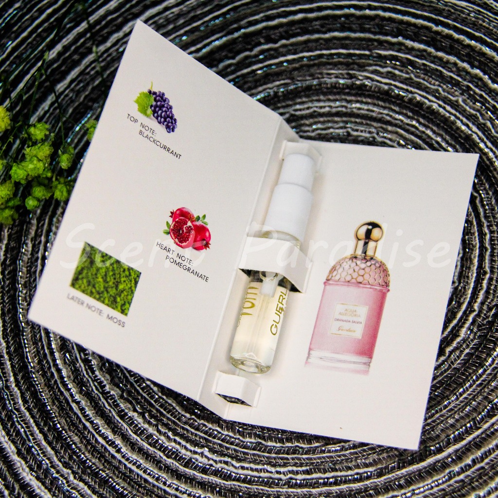 Guerlain Aqua Allegoria Granada Salvia 2020 Tester Parfum 2ml Wewangian Parfum Botol/Sampel