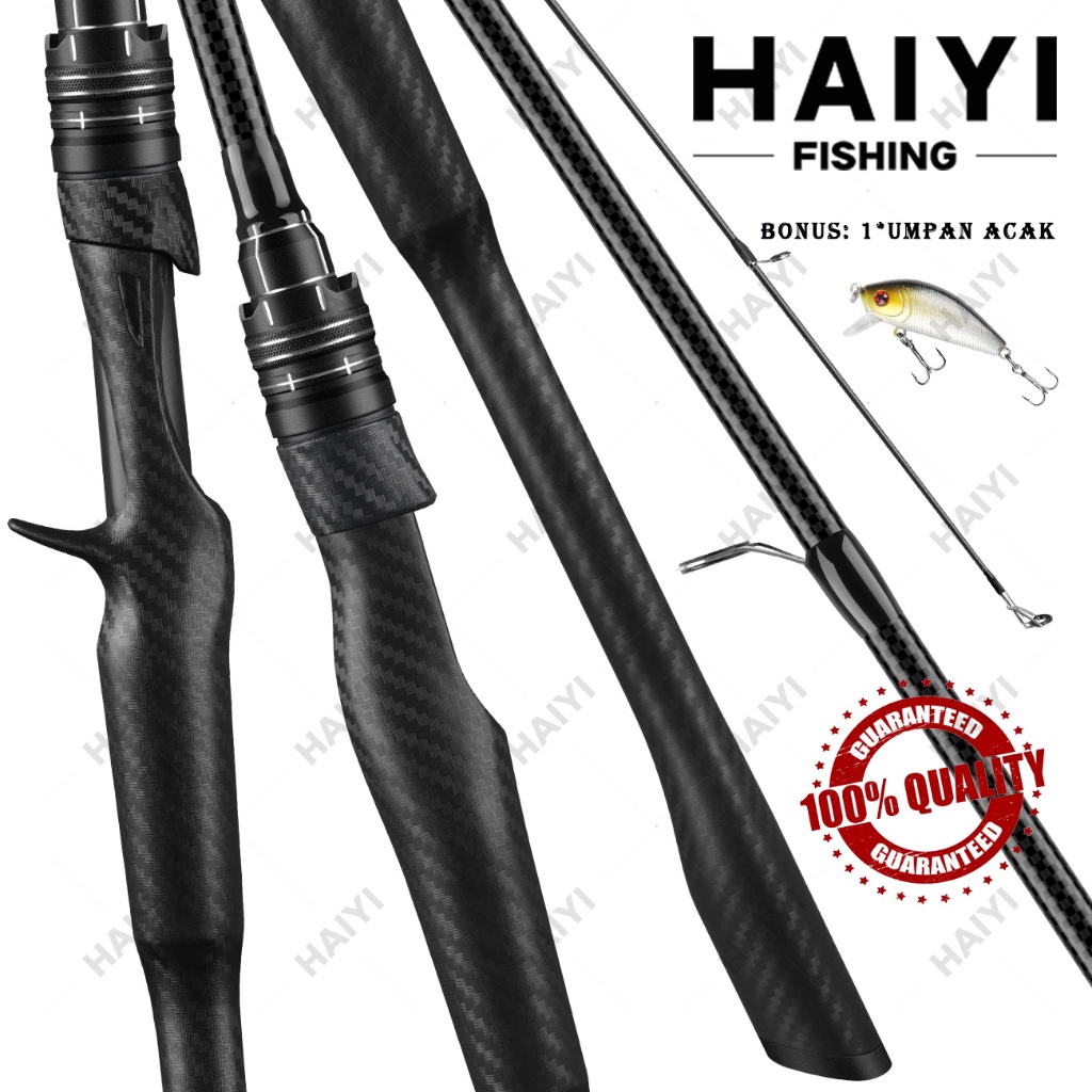 HAIYI FISHING Joran Pancing Laut Joran Pancing Carbon kosong Fishing Rod Serat Rod Material