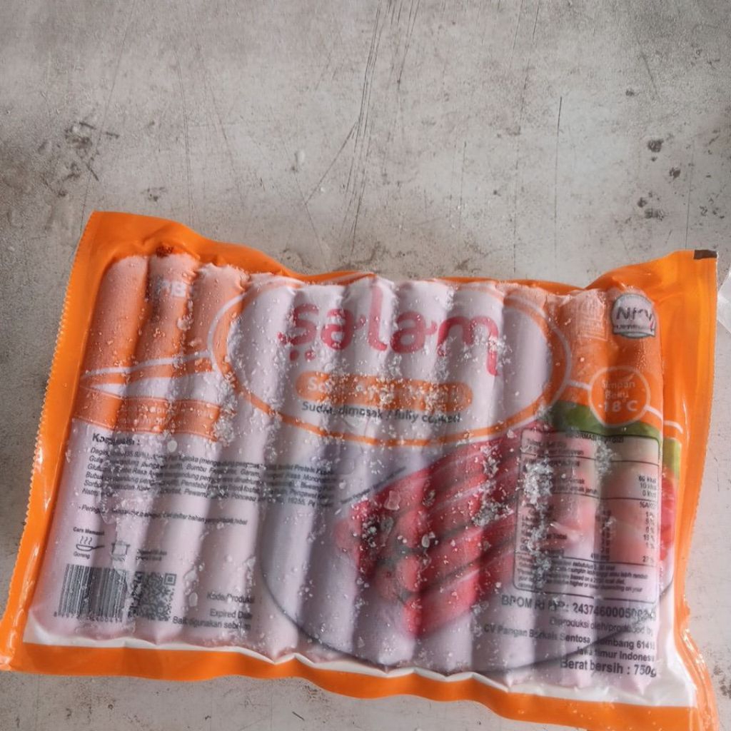 

salam sosis ayam 750g 32pcs