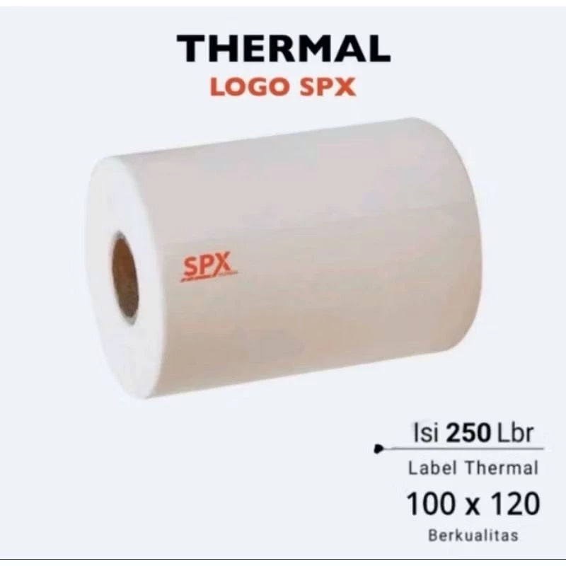 

Kertas Resi Thermal Label Thermal logo SPX shopee 120mmx100mm 250 lembar PRINTER