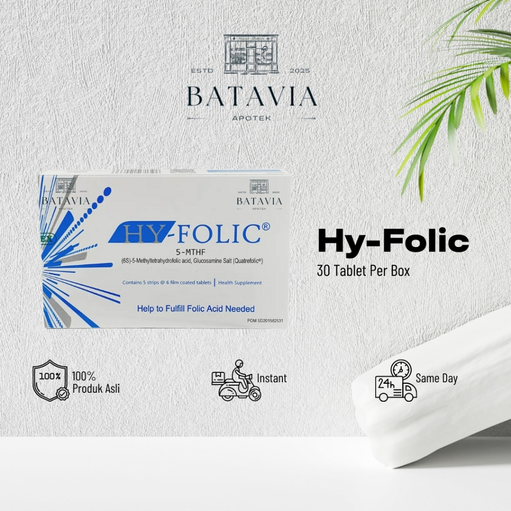 Hy-Folic 5-Mthf Box 30 Tablet