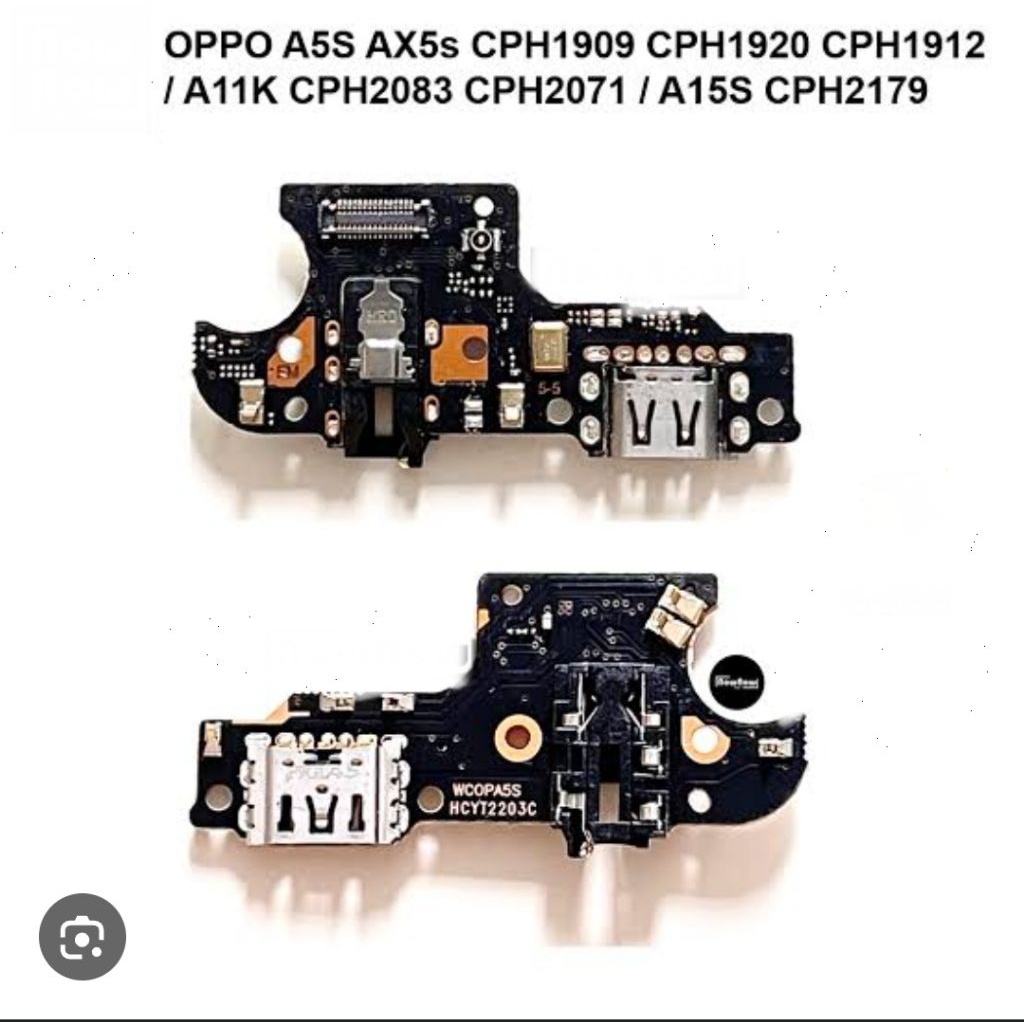 PCB + CON TC + MIC OPPOO A5S CPH1909 A11K A15S CPH2179