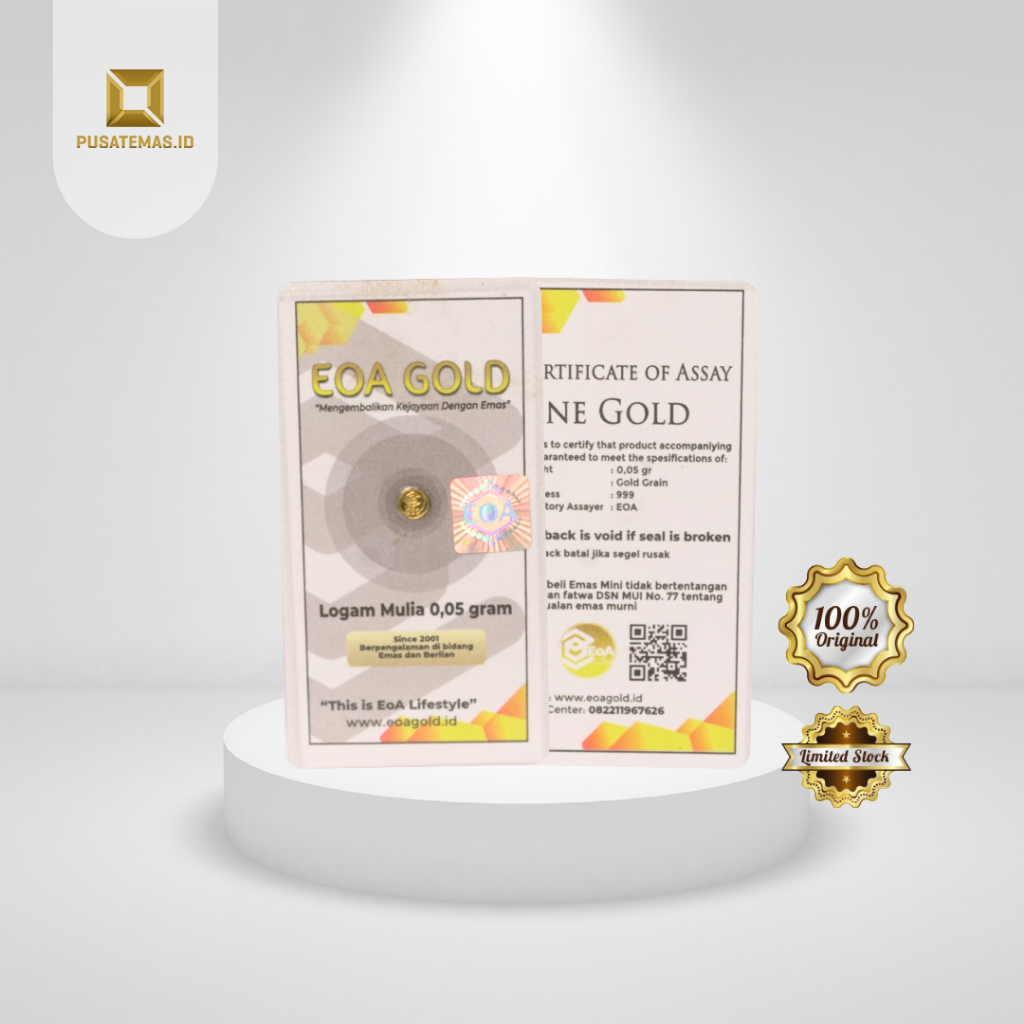 Emas Logam Mulia EOA Gold - 0.05 Gram