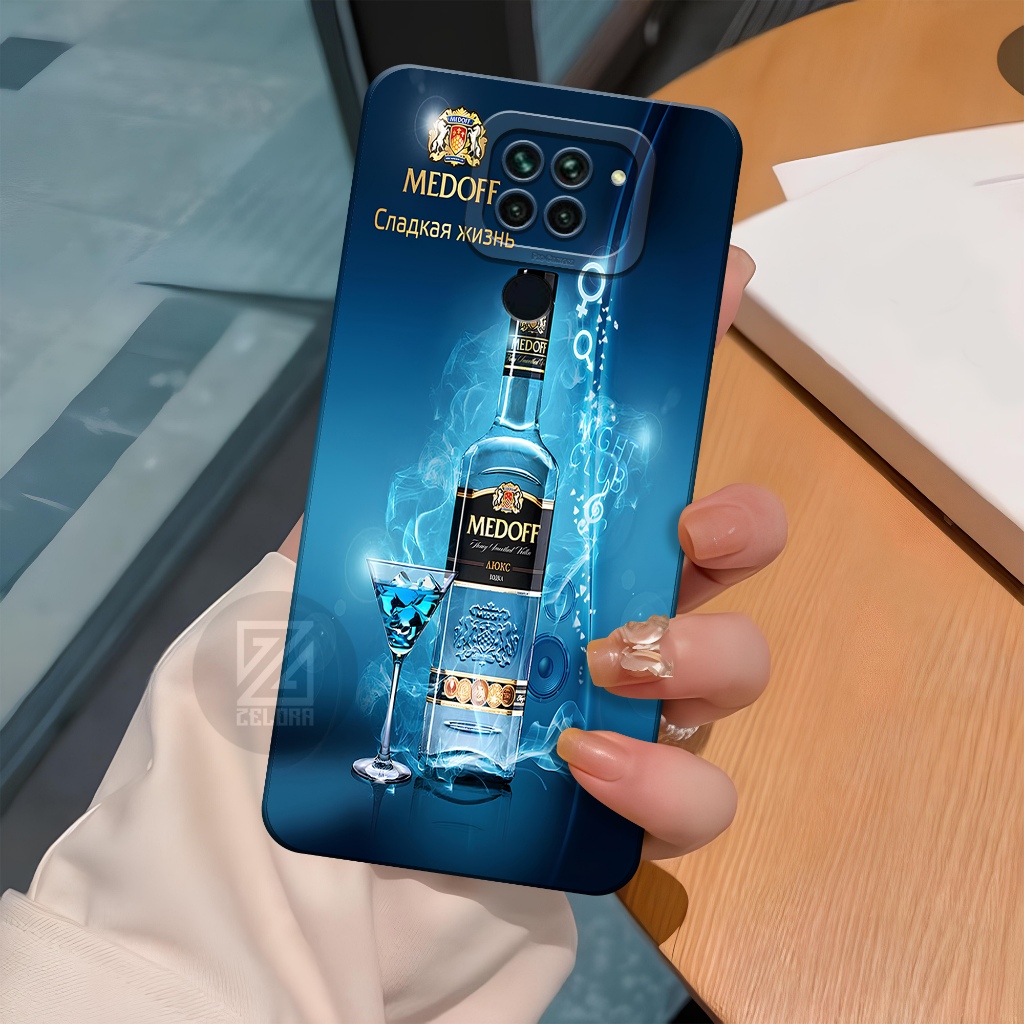 Softcase Hp Xiaomi Redmi Note 9 Fashion Case Minuman Case Xiaomi Redmi Note 9 Cover Hp Case Lucu Kes