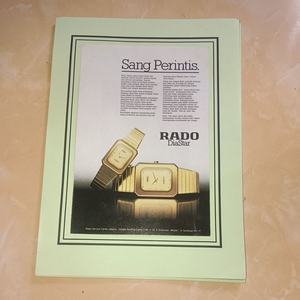 Iklan poster produk jadul