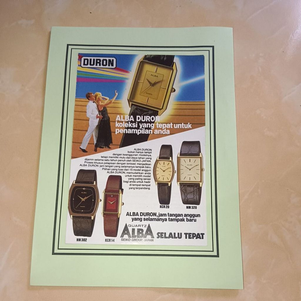 iklan poster produk jadul