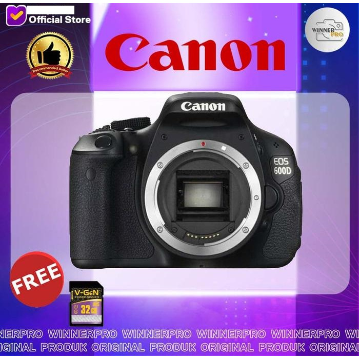 KAMERA CANON EOS 600D BODY ONLY