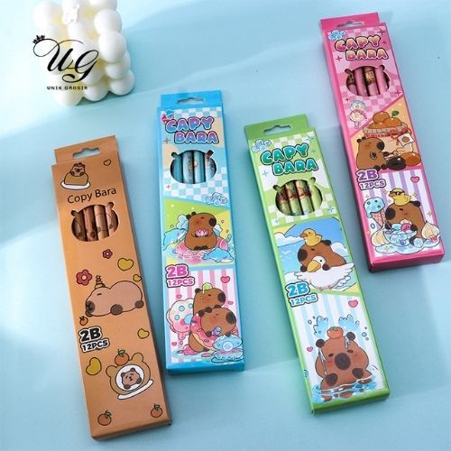 

PENSIL 2B CAPYBARA 1 LUSIN PSN-2036 ALAT TULIS SEKOLAH MURAH GROSIR BISA COD